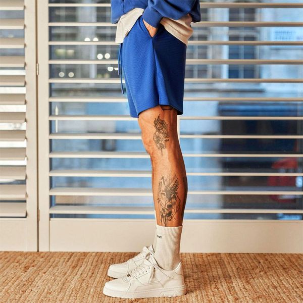 Custom Plain Pullover Lightweight Hoodies Jogger Streetwear No Strings Blank Two Piece Sweatsuits Hoodies Men Mesh Shorts Set