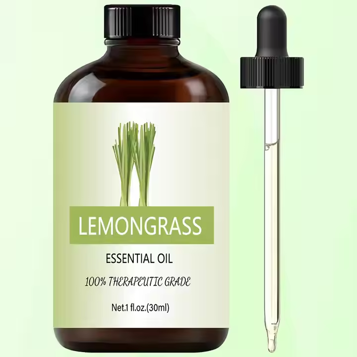 Lemongrass Essential Oil close-up view