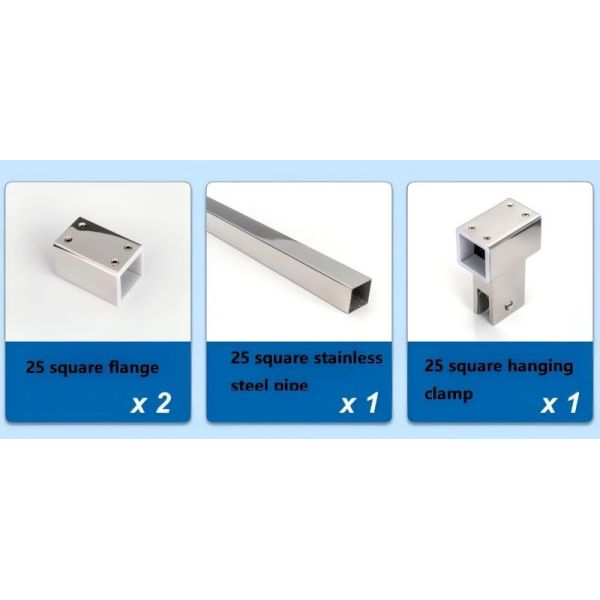 Customizable Shower Door Wall Profile Rustproof Bathtub Sliding Door Frame