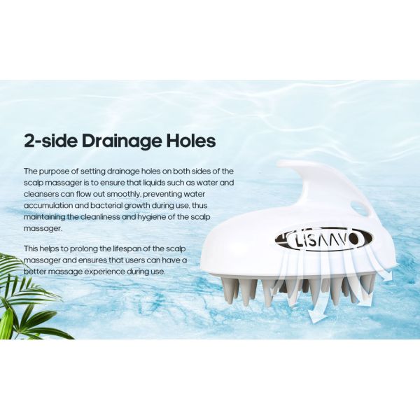 Interchangeable Scalp Massager Brush Soft / Moderate / Hard Scalp Massage Hair Wash