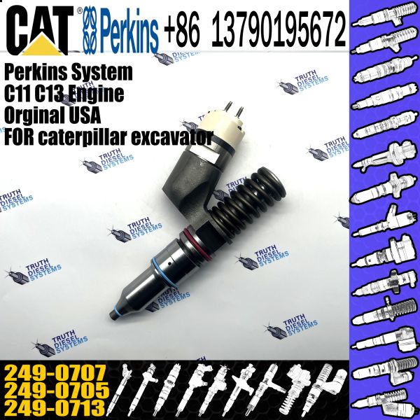 C11 C13 Fuel Injector 249-0713 249-0705 249-0707 for cat caterpillar excavator backhoe compactor crawler loader dozer