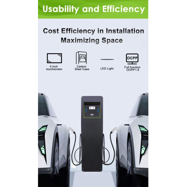 Ev charging station double gun GB/T 20234 7kw+7kw 32A Commercial OCPP 1.6J OEM ODM