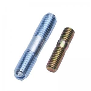 Quality M6 to M24 carbon steel zinc plated all threaded bar double sided stud bolt wholesale