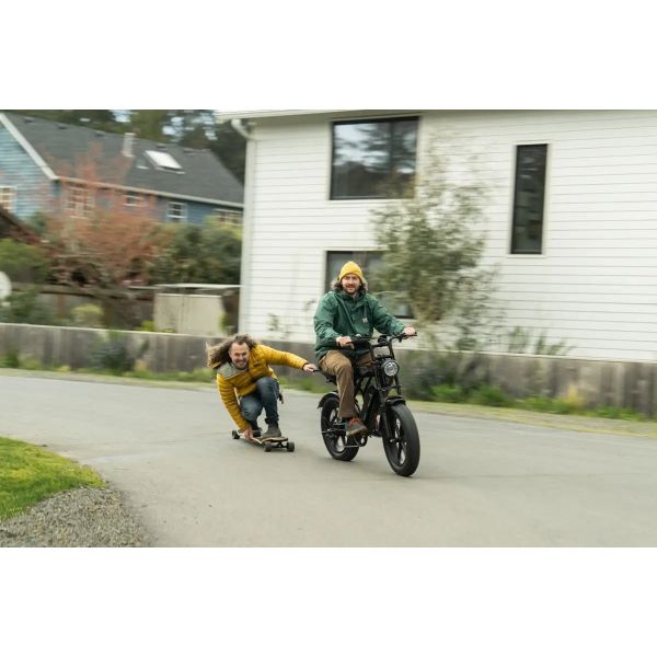 R002 20''*4.0 1500W Full Suspension Moped-style Electric Bike Europe Warehouse Stock Fat Tire Bike