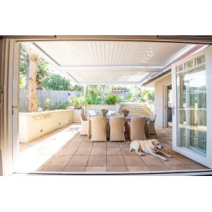 Industrial Outdoor Aluminium Pergola Waterproof Powder Coating Optional