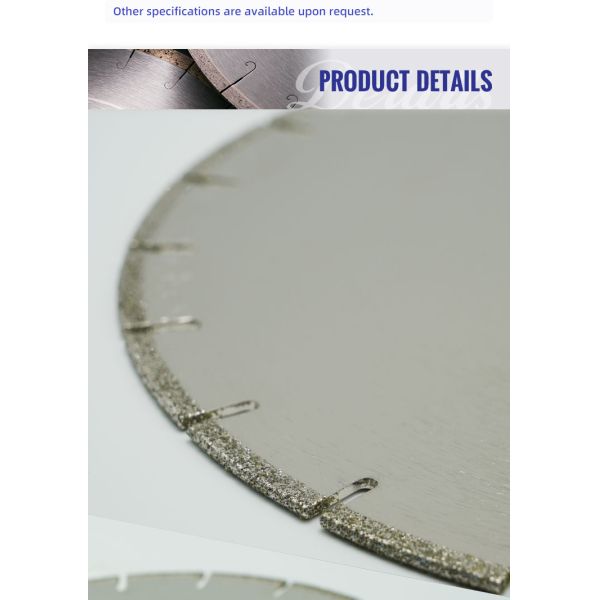 9 inch Metal Cutting Discs Electroplated Diamond Saw Blade for Cutting Stainless Steel