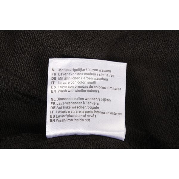 Black Grey Kids Terry Bomber Jacket 65% Polyester 35% Cotton