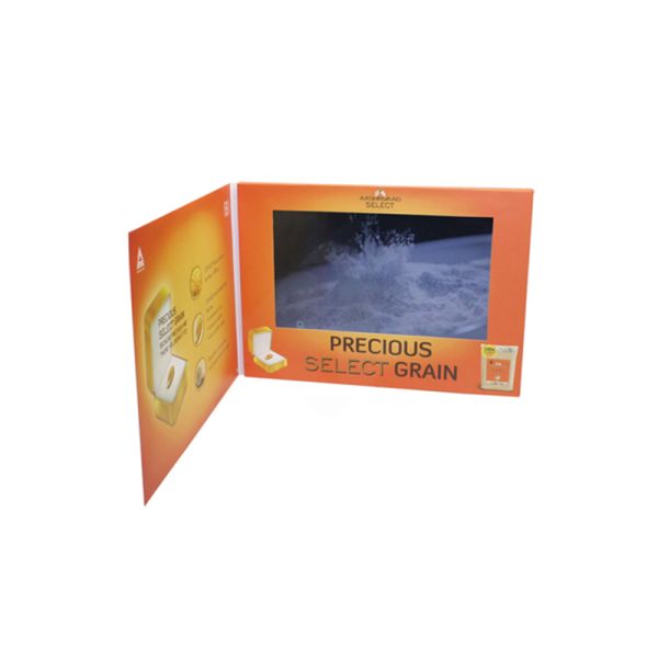 LCD Wedding Invitation Digital Video Brochure Card Magnet Switch / Buttons Control