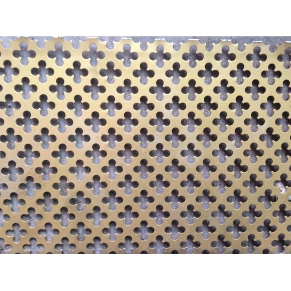 1220x2440mm Stainless Steel Sheet Metal With Holes Decoration