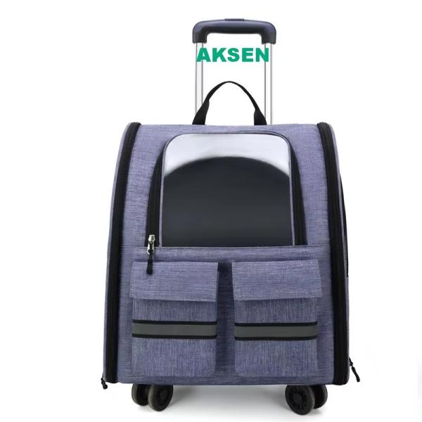 POLYESTER Pet Carrier Airline Approved Space Capsule Travel Bag for Cats and Dogs Outdoor Adventures