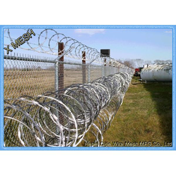 Hot Dipped Galvanized Razor Wire Fencing Used For High Security Fence