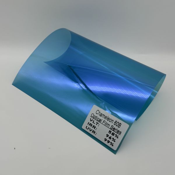 58% VLT Chameleon Window Film with 96% IRR and 99% UVR for Car Glass Protection