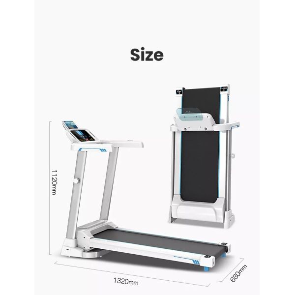 BSCI Folding LED Screen Home Fitness Sports Treadmill