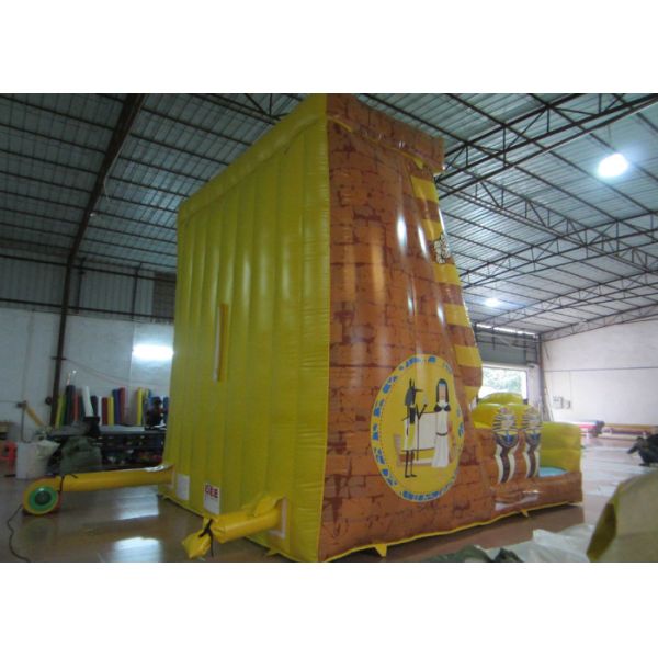 Commercial Egypt Tower Tour Inflatable Rock Climbing Wall Inflatable Sport Game Waterproof Fireproof PVC 5 X 4 X 6m
