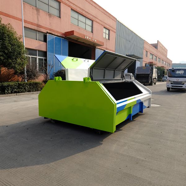 Customized Steel Mobile Skips Factory Price Recycling Mobile Skip Bins Large Waste Garbage Bin