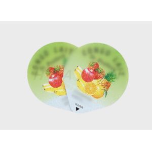 Printed Heat Seal Laminated Aluminum Foil Food Labeling Stickers
