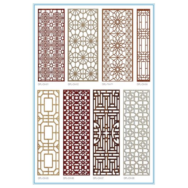 ISO9001 Laser Cut Panel 2mm-10mm Metal Screen Panels For Exterior Decoration