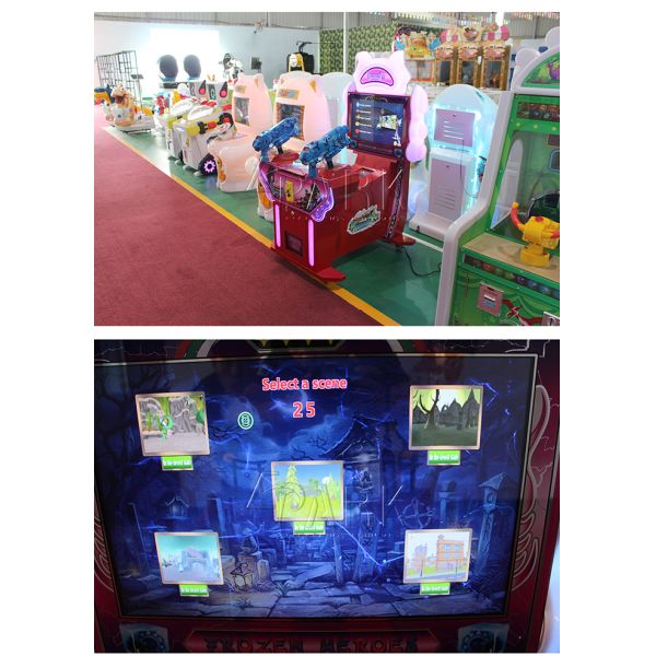 Children Shooting Arcade Machines For Amusement Park Video Gift Game 220V