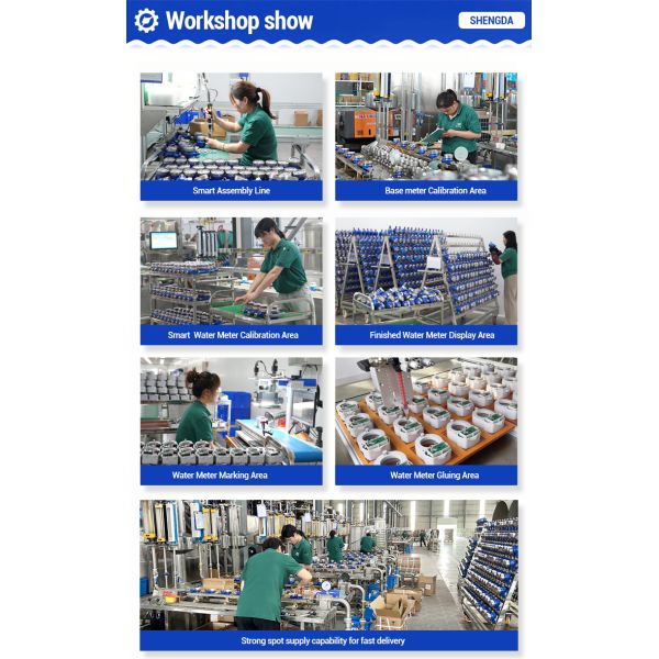 Intelligent Valve Control NbIoT Water Meters Brass Body