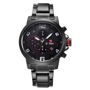 Quality BARIHO Men's Quartz Watch Chronograph Sport Style Miyota Movement 50M Waterproof 90203 wholesale