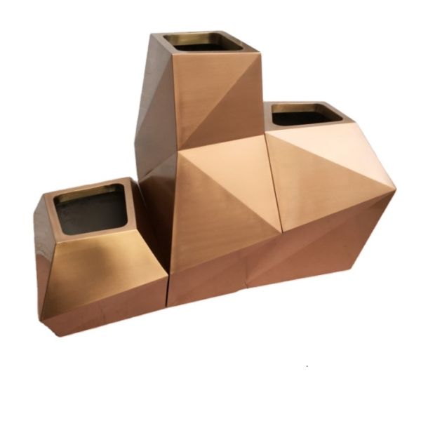 Urban garden decorative metal planters flower pot