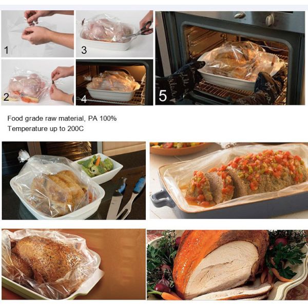 Electric Roaster Crock Pot Bag Liners Heating Roast Oven Roasting Cooking Turkey Bag