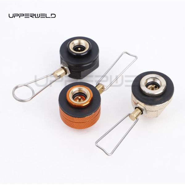 Propane Butane Gas Cartridge Camping Stove Adapter with Flat Cylinder Control Switch