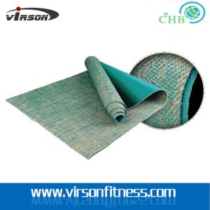 Quality Ningbo virson hot sale natural yoga mat/jute yoga mat wholesale