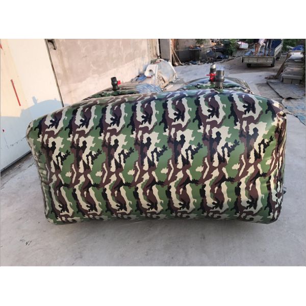 Double Coating Tarpaulin Water Tank , Military 1500L Brick Water Tank Military Water Tank