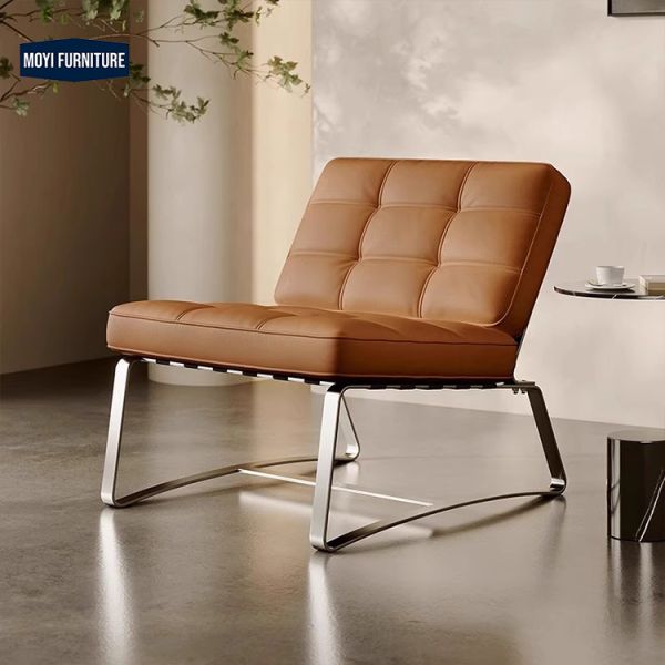 Mail Packing Arm Chair Modern Living Room Accent Chair Comfort Leisure Chair Fabric Lounge Chair Metal Leg Green Chair