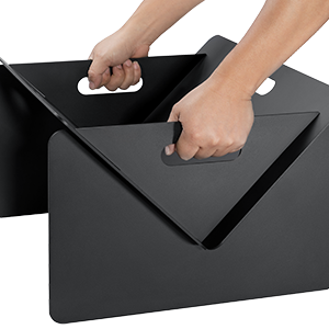 20 inch Outdoor Portable Firepit with BBQ Tray Detachable Wood-Burning Fire Pit Log Stove Fireplace