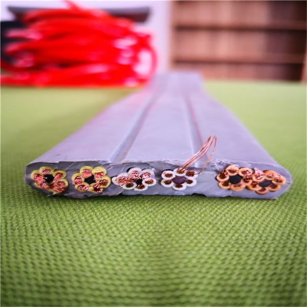Flat crane cables, lifter cable, Flat lifter cable, Echu cable factory, Flat Traveling Cable for Lifter