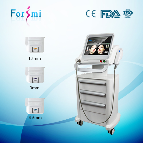 3 handles 10 thousands shots non invasive wrincle removal Hifu Face Lift Machines for sale