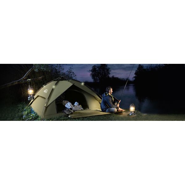 7.4lbs Waterproof Dome Pop Up Camping Tent For Family