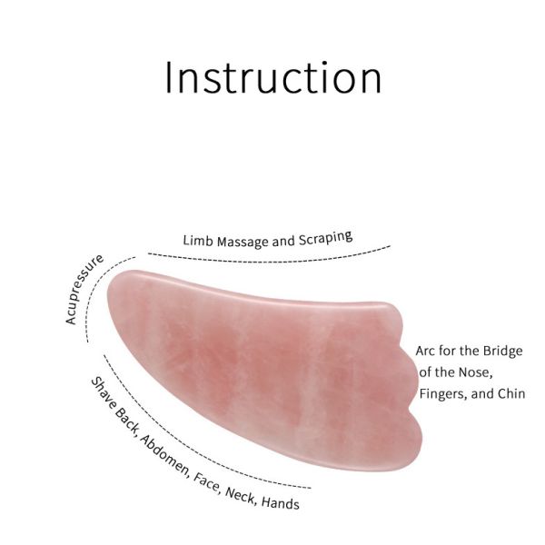 Face Slimming Crystal Jade Massage Roller Double Head