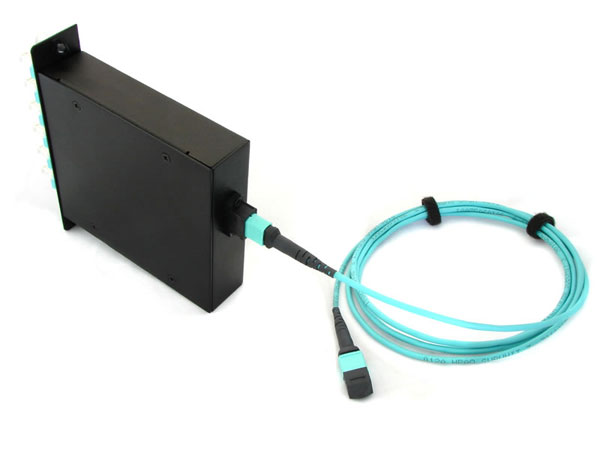 93*86*29 ABS Box Material FTTH Optical Om3 Cable Cassette Box Fiber Optic MTP MPO Modular