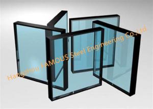 China Single Silver 6mm 12A 6mm Glass Curtain Wall With Low Heat Transfer Coefficient on sale