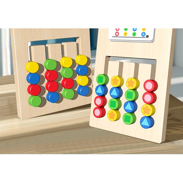 New Montessori Children Educational Game Toy Color Matching Game for Brain Intelligence