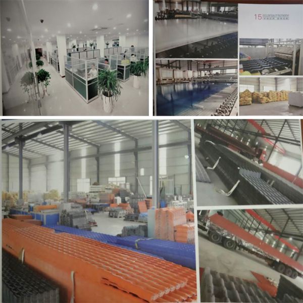 960mm orange color luxury ASA glazed roof tile with 2.8mm for residential area