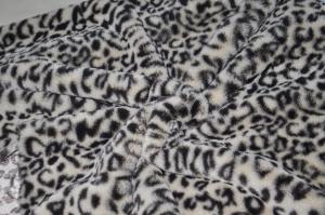 China Luxurious Leopard Print 100% Polyester Fabric For Unique Fashion on sale