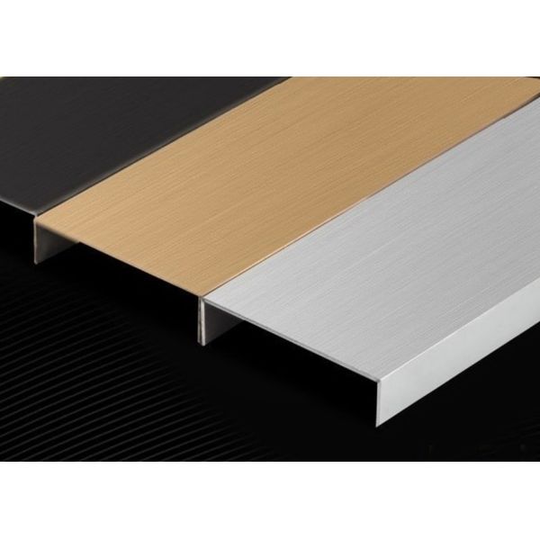 brushed stainless steel u profiles