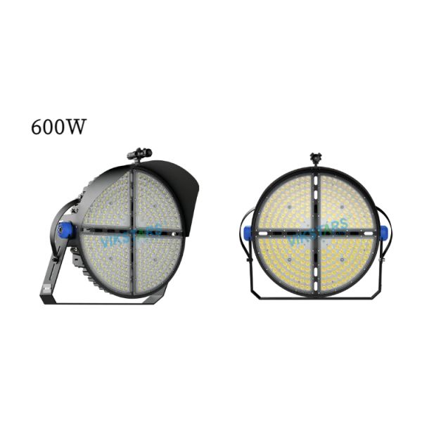 High Mast Led Stadium Light 400 800 1200w Black Aluminum Housing Case 170lm/W