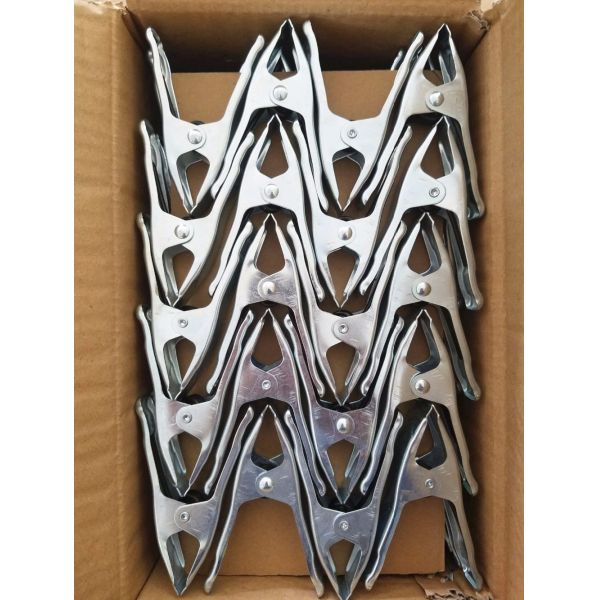 2/4/6 Inch Spring Clips Multifunctional Woodworking Clamps A Metal Spring Clip