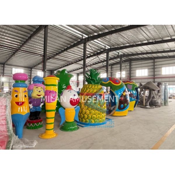 Fiberglass Material Kids Snake Slide 2.5m Height For Water Park Hotel Backyard Pool