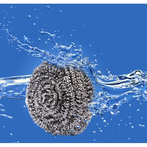 5-6.5cm Kitchen Steel Wool Dish Washing Wire Ss410 Stainless Steel Wire Scourer