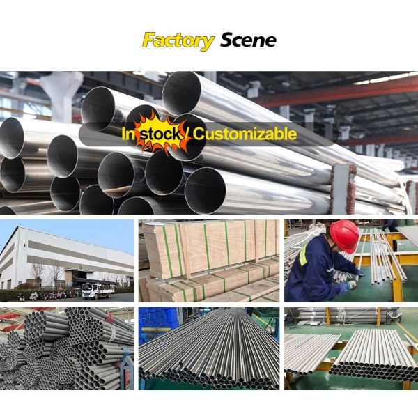Zngl ASTM Round Square Ss 201 304 316 310S 309S 409 904 430 6061 Brushed Mirror Polished Seamless Welded Stainless Steel Tube Pipes Factory Direct Good Price