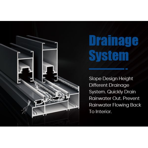 Energy Saving Heat Preservation Terrace Heavy Duty Aluminium Sliding Doors