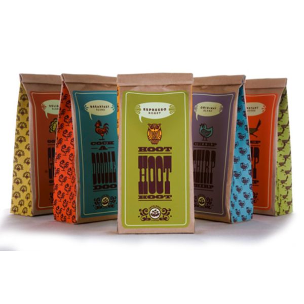 Food packaging bag paper bag with logo print stand up pouch kraft