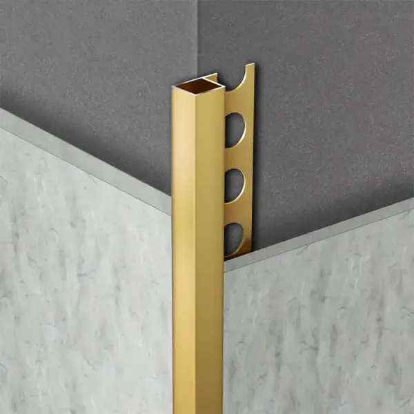 Wall Floor Aluminium Tile Strip Corner Protect Decoration Edging Trim