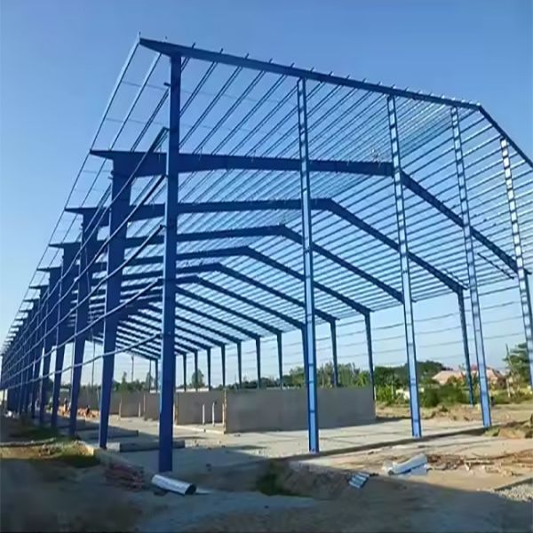 Prefab Industrial Steel Buildings with Aluminum Alloy Windows